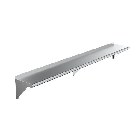 AMGOOD Stainless Steel Wall Shelf, 72 Long X 10 Deep AMG WS-1072